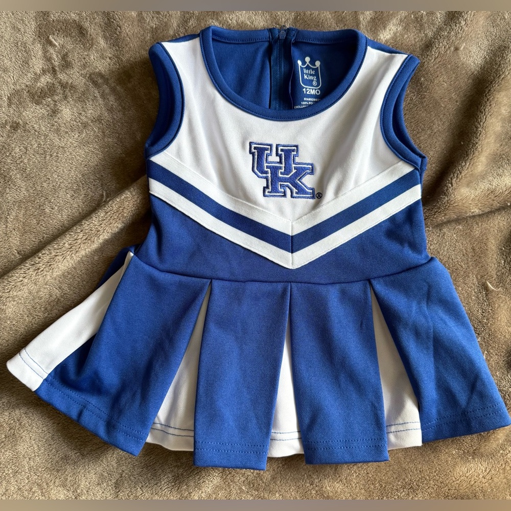 UK Wildcats Royal Blue and White Cheerleader Dress 12M